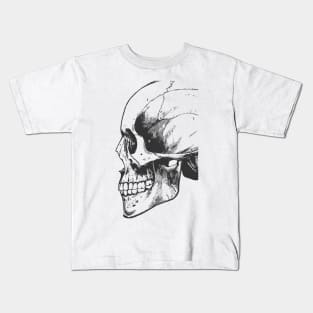 Skull Art • Large Print • Goth Art Kids T-Shirt